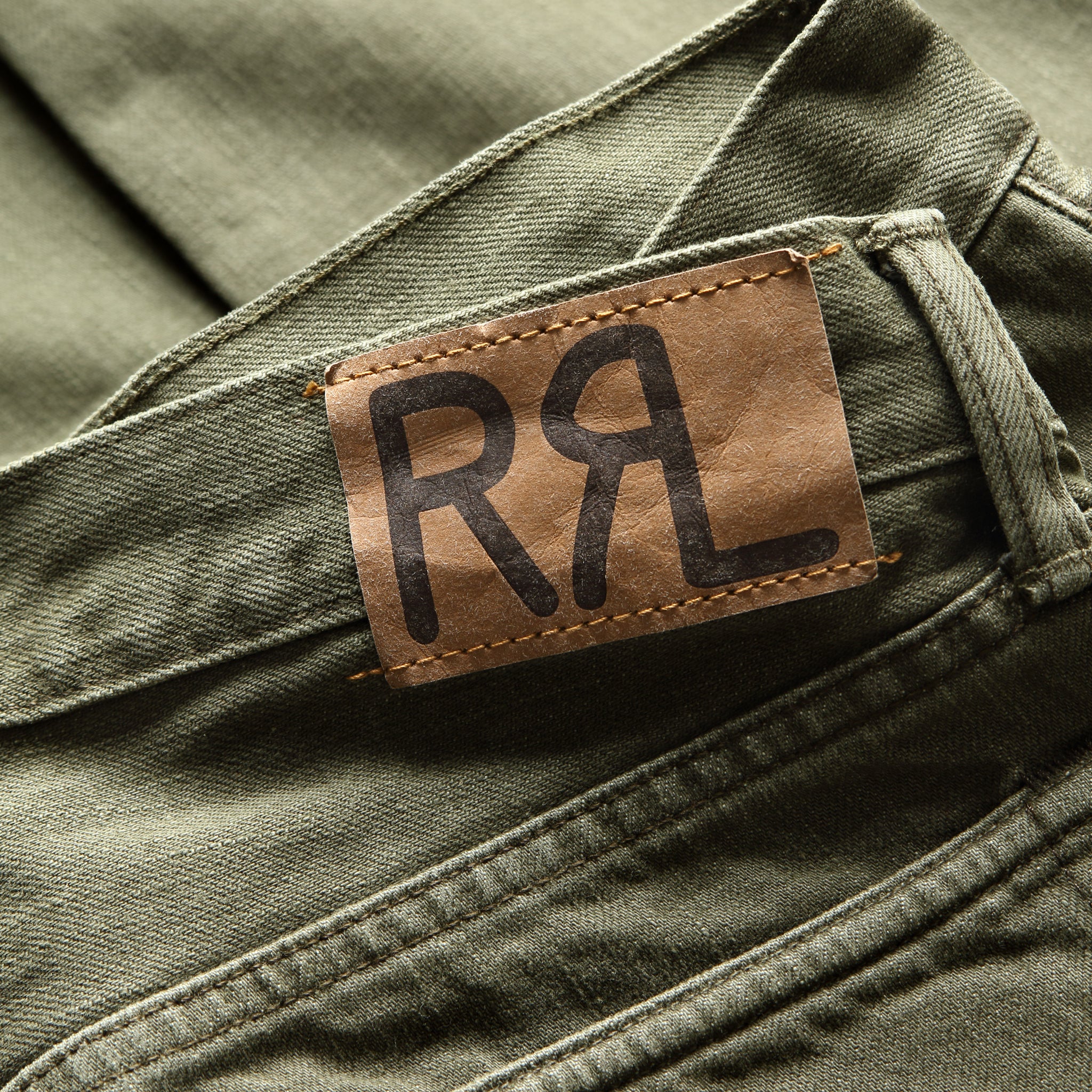 
                          Slim Fit Jean - Olive - RRL - STAG Provisions - Pants - Denim
                        