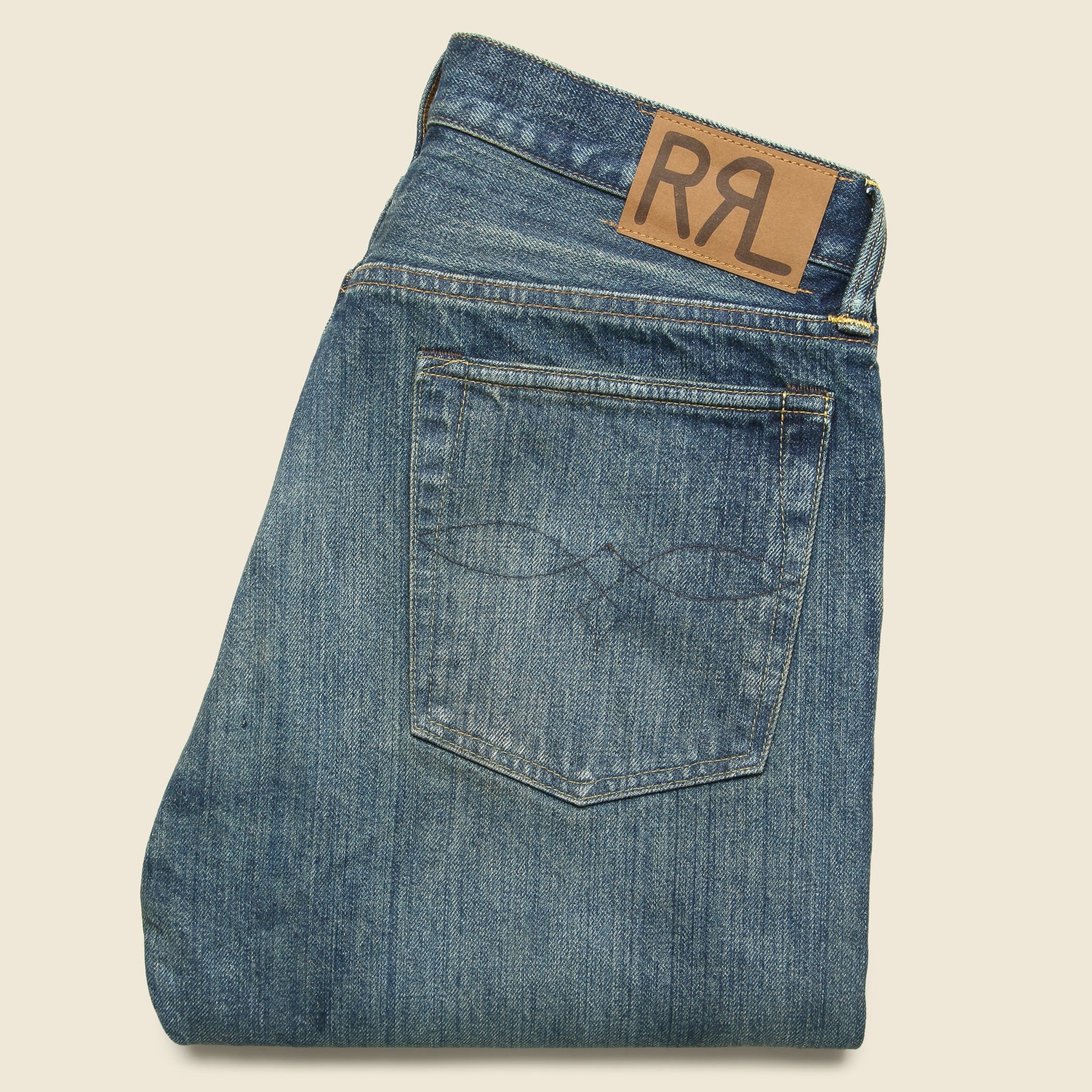 
                          Slim Fit Jean - Belgrade Wash - RRL - STAG Provisions - Pants - Denim
                        