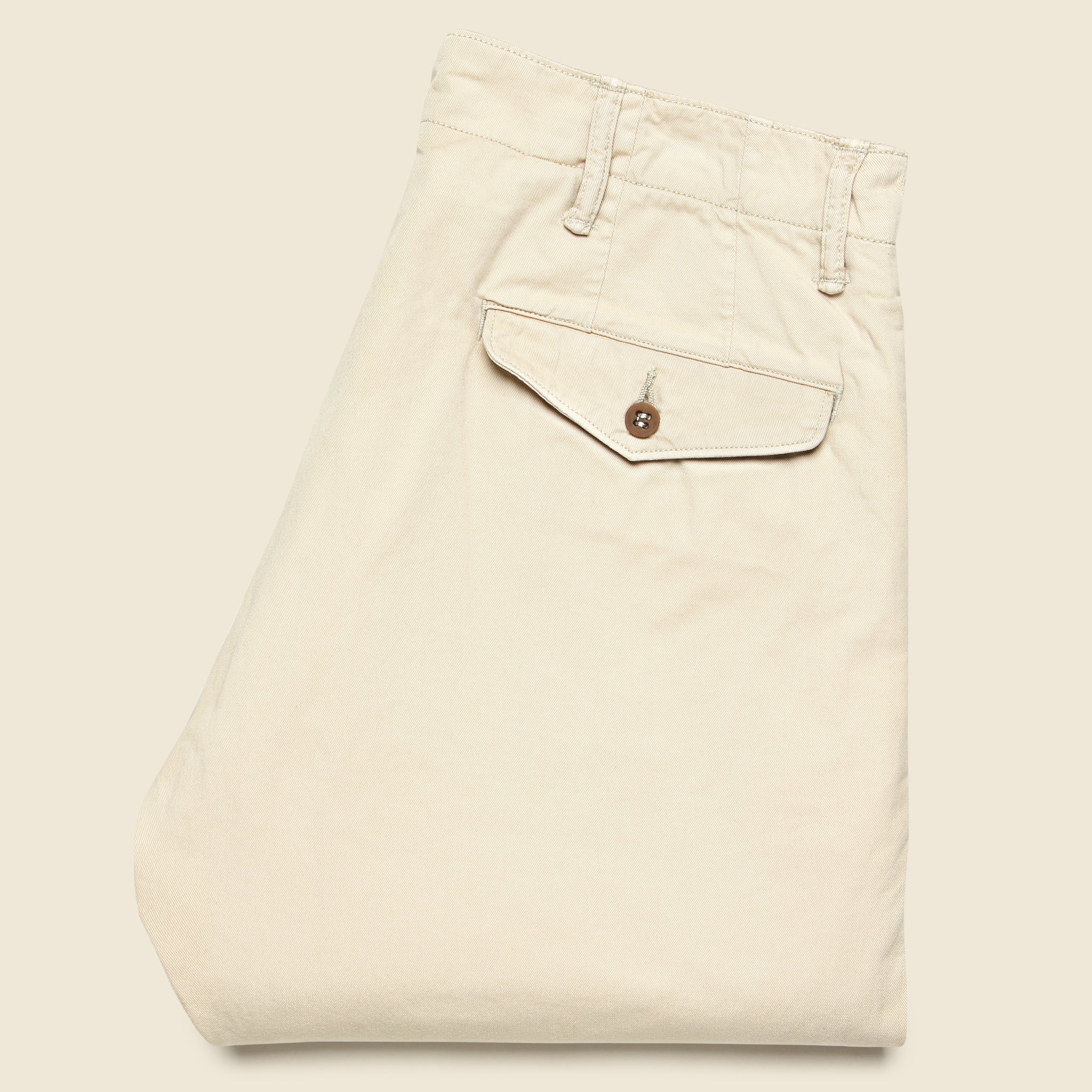 
                          Officer Chino - Stone - RRL - STAG Provisions - Pants - Twill
                        