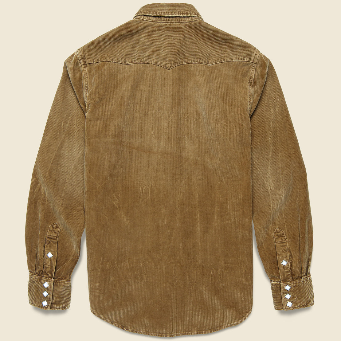 Buffalo Western Corduroy Shirt - Faded Tan - RRL - STAG Provisions - Tops - L/S Woven - Corduroy