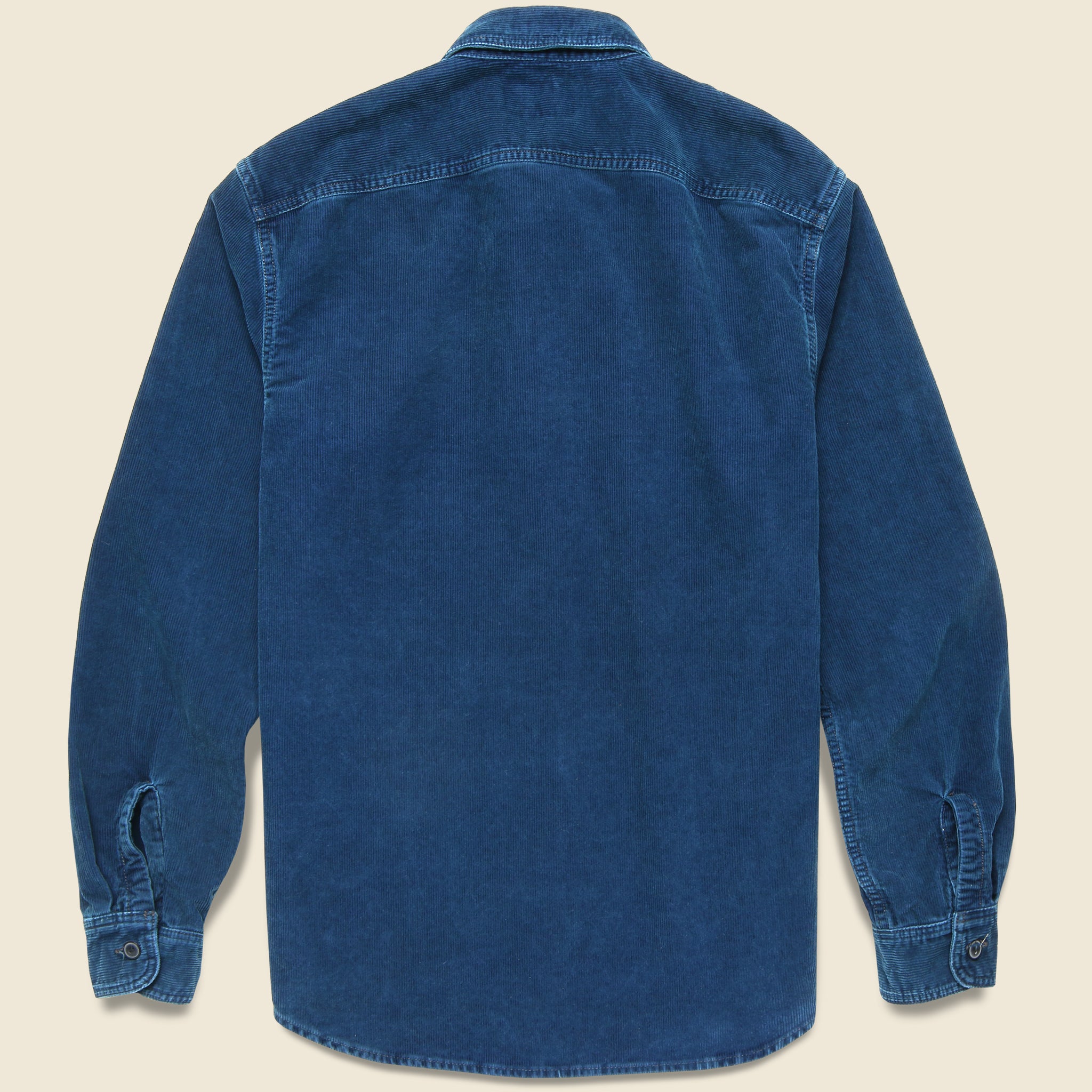 
                          Cameron Corduroy Workshirt - Medium Indigo Wash - RRL - STAG Provisions - Tops - L/S Woven - Corduroy
                        