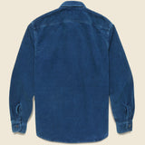 Cameron Corduroy Workshirt - Medium Indigo Wash - RRL - STAG Provisions - Tops - L/S Woven - Corduroy