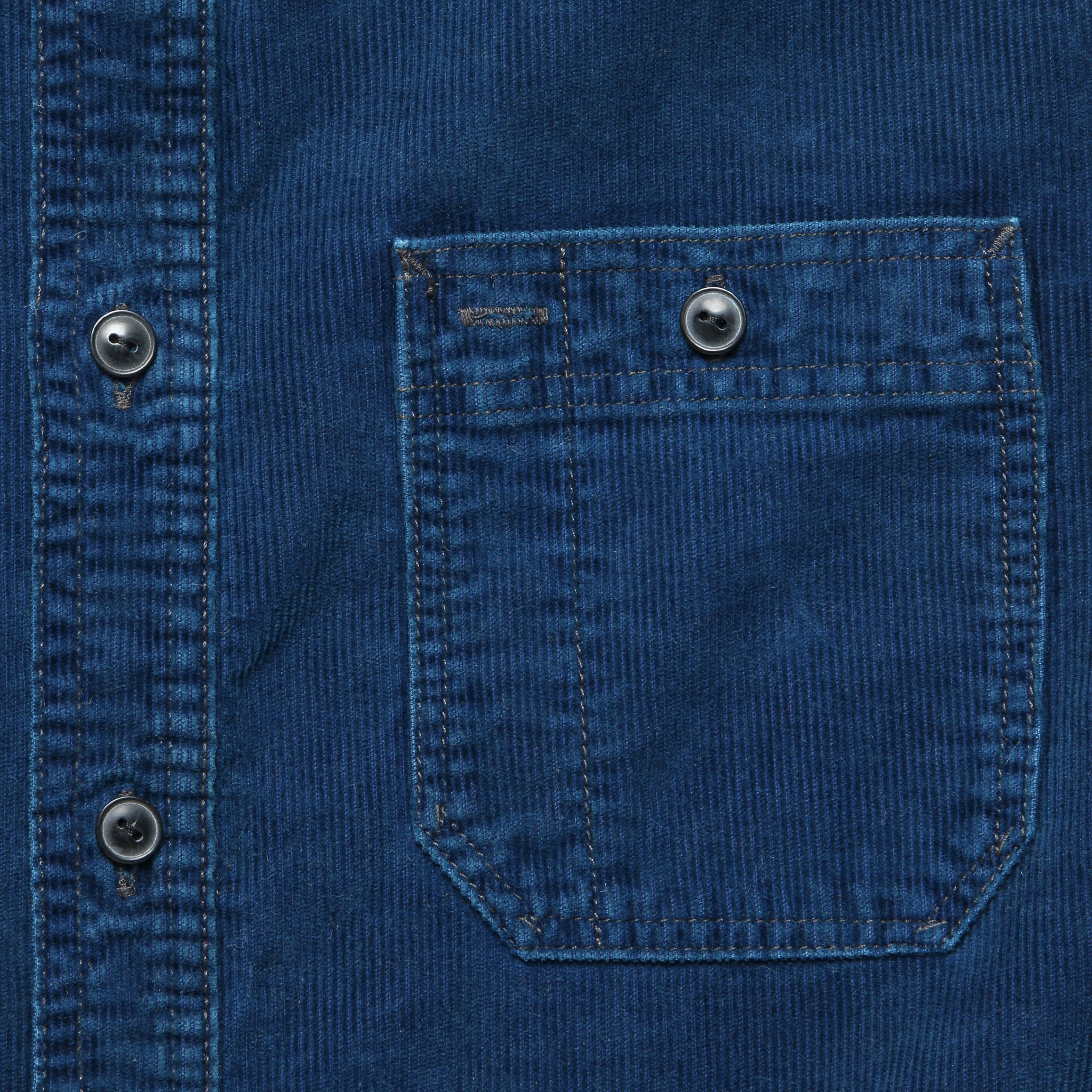 
                          Cameron Corduroy Workshirt - Medium Indigo Wash - RRL - STAG Provisions - Tops - L/S Woven - Corduroy
                        