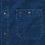 Cameron Corduroy Workshirt - Medium Indigo Wash - RRL - STAG Provisions - Tops - L/S Woven - Corduroy