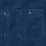 Cameron Corduroy Workshirt - Medium Indigo Wash - RRL - STAG Provisions - Tops - L/S Woven - Corduroy