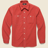 Butte Workshirt - Red/Cream - RRL - STAG Provisions - Tops - L/S Woven - Other Pattern