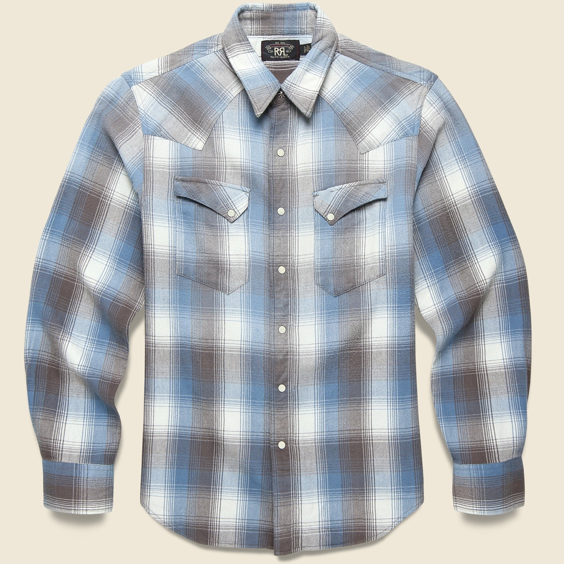 Allen Western Shirt - Blue Multi