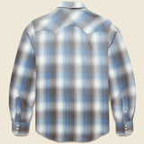 Allen Western Shirt - Blue Multi - RRL - STAG Provisions - Tops - L/S Woven - Plaid