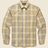 Farrell Workshirt - Yellow Multi - RRL - STAG Provisions - Tops - L/S Woven - Plaid