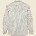 Jack Rabbit Shirt - White/Blue - RRL - STAG Provisions - Tops - L/S Woven - Stripe