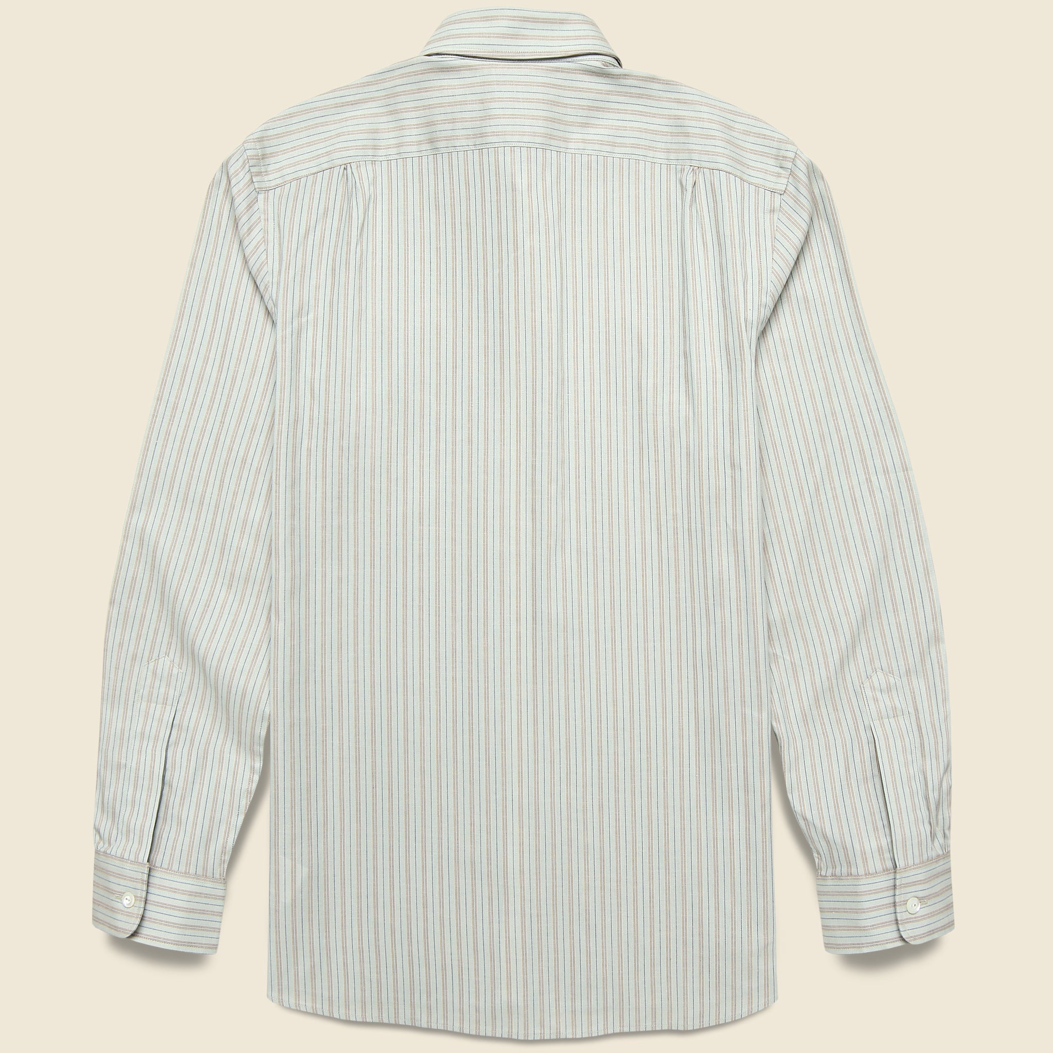 
                          Eli Open Pocket Shirt - Teal/Multi - RRL - STAG Provisions - Tops - L/S Woven - Stripe
                        