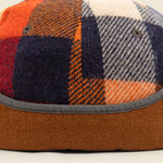 Ear Flap Wool Ball Cap - Orange Plaid - RRL - STAG Provisions - Accessories - Hats