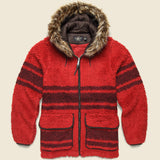 The Bay Full Length Coat - Red/Black Stripe - RRL - STAG Provisions - Outerwear - Coat / Jacket