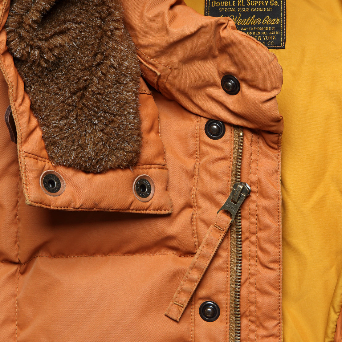 Barrett Sherpa Jacket - Burnt Orange - RRL - STAG Provisions - Outerwear - Coat / Jacket