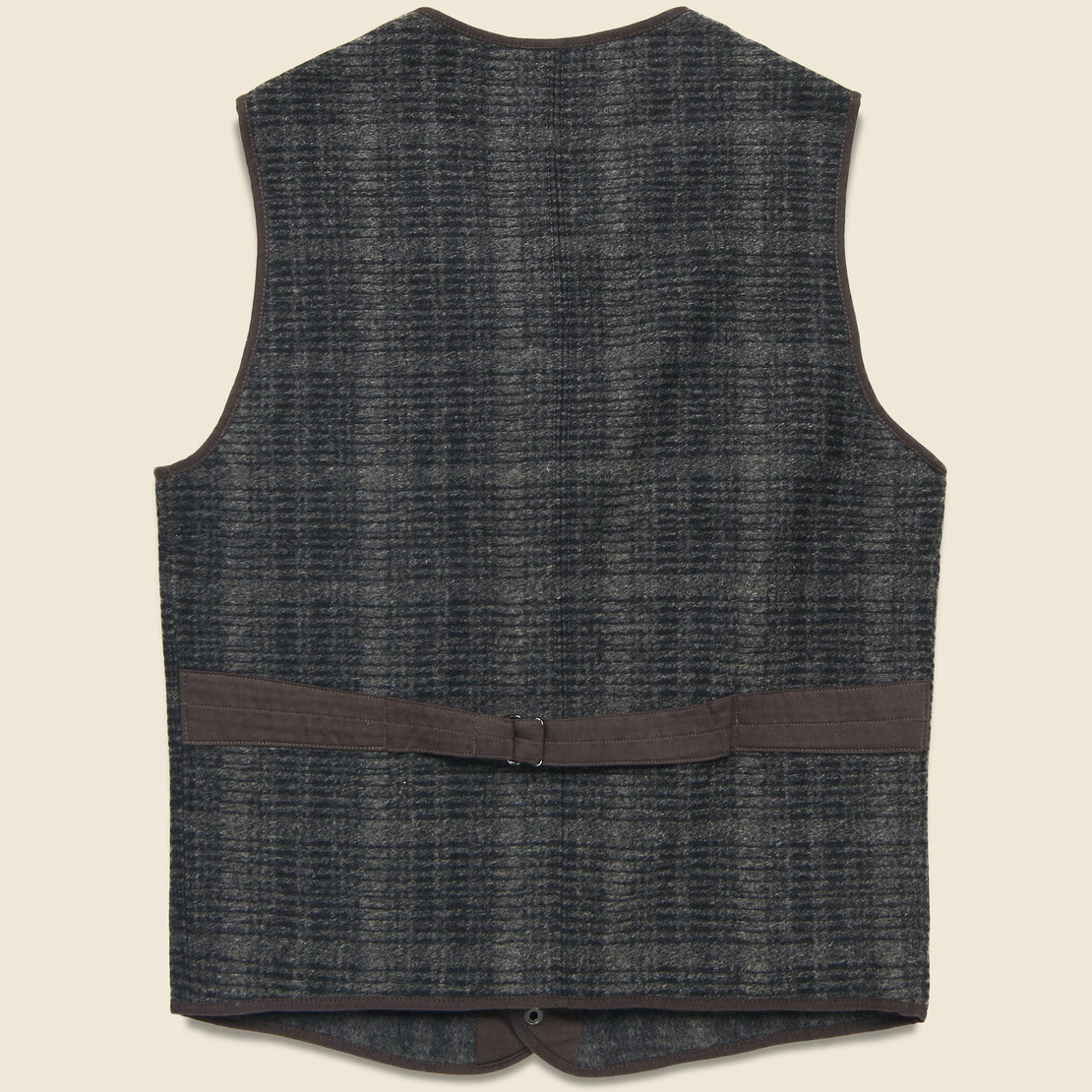 Alan Vest - Charcoal Plaid