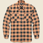 Hercules Workshirt - Coral/Black - RRL - STAG Provisions - Tops - L/S Woven - Plaid