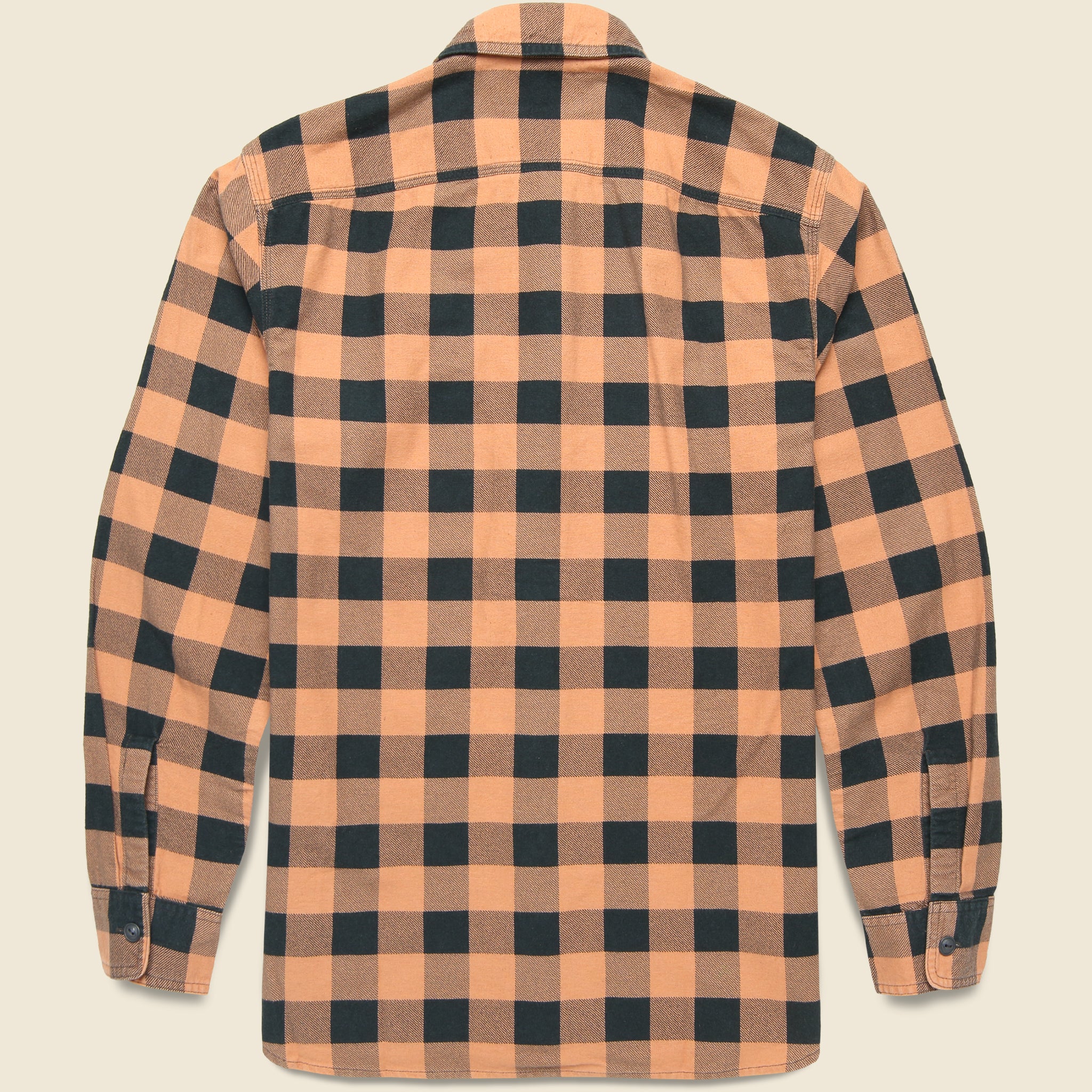 
                          Hercules Workshirt - Coral/Black - RRL - STAG Provisions - Tops - L/S Woven - Plaid
                        