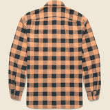 Hercules Workshirt - Coral/Black - RRL - STAG Provisions - Tops - L/S Woven - Plaid