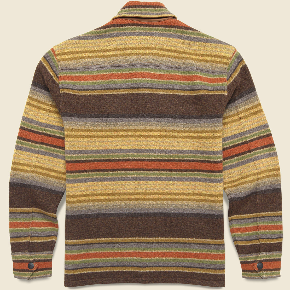 Striped Jacquard Sweater Shirt - Multi - RRL - STAG Provisions - Tops - Sweater
