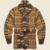 Ranch Shawl Cardigan - Green/Brown/Multi - RRL - STAG Provisions - Tops - Sweater