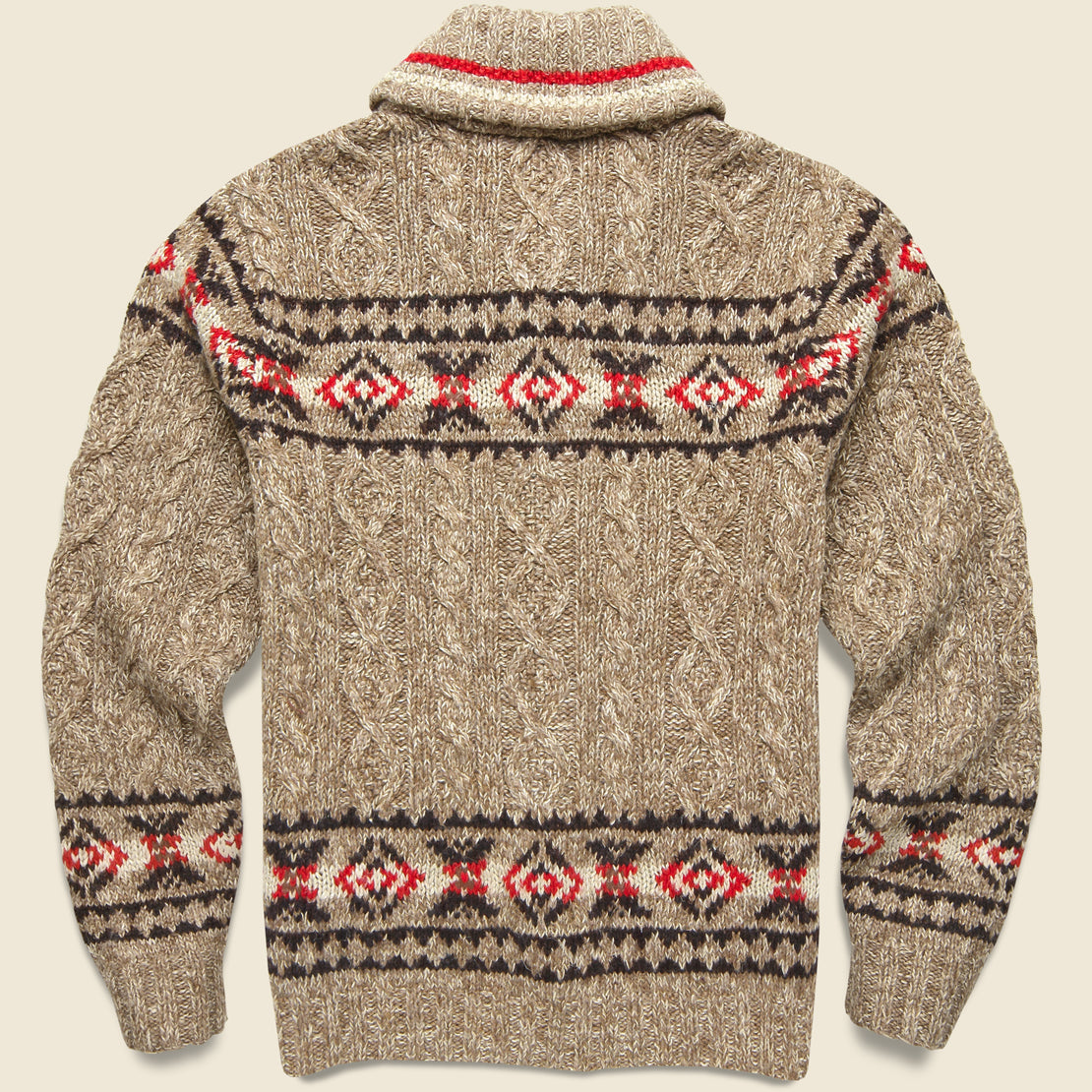 Stag Brown - Fair Isle Vest