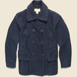 Jackson Moleskin Peacoat - Navy - RRL - STAG Provisions - Outerwear - Coat / Jacket