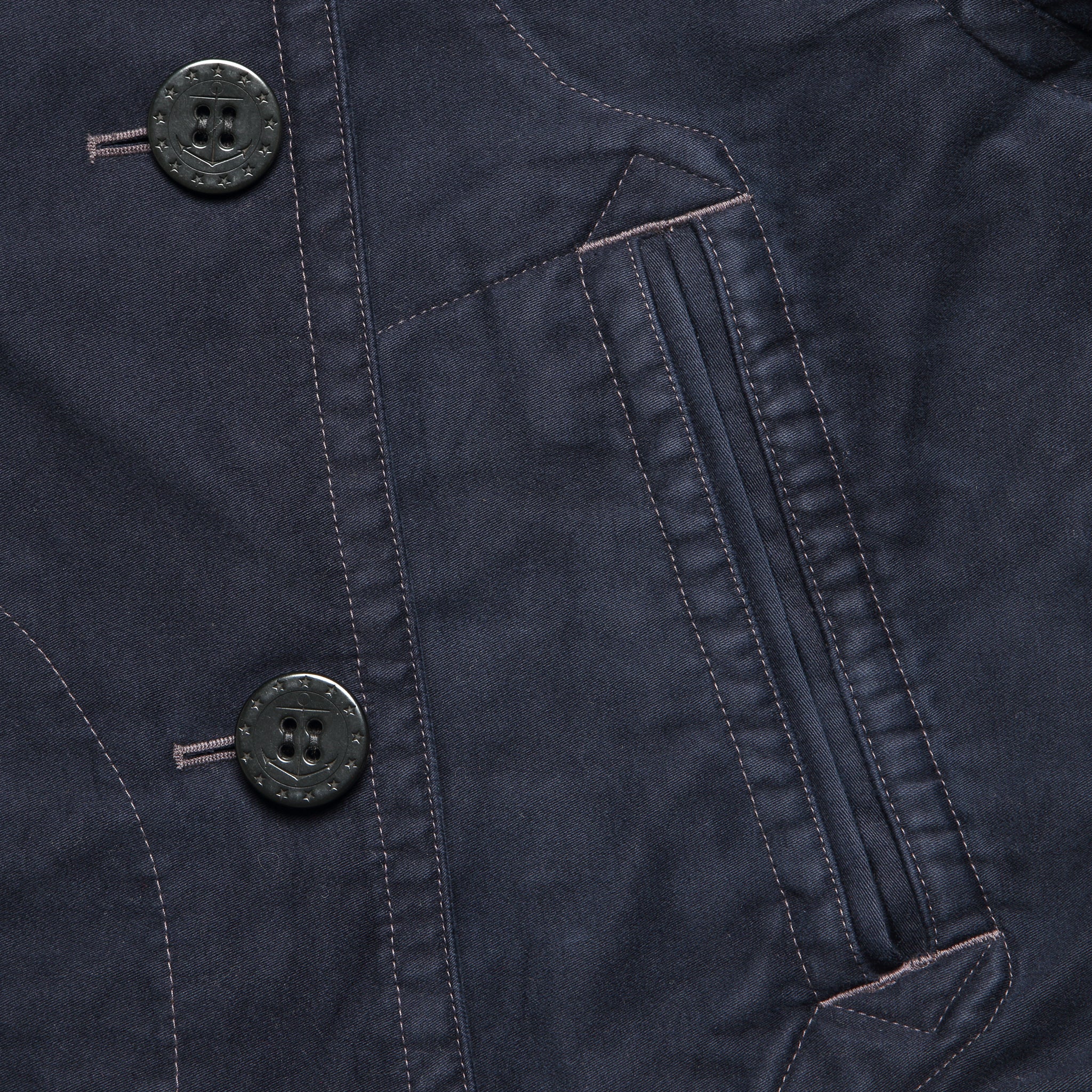 
                          Jackson Moleskin Peacoat - Navy - RRL - STAG Provisions - Outerwear - Coat / Jacket
                        