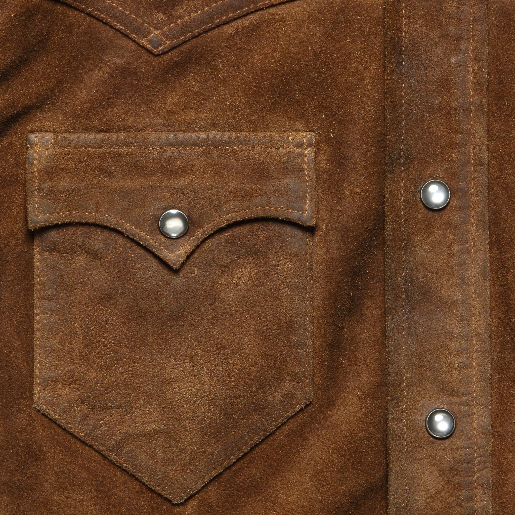 
                          Willett Suede Shirt Jacket - Brown - RRL - STAG Provisions - Outerwear - Shirt Jacket
                        