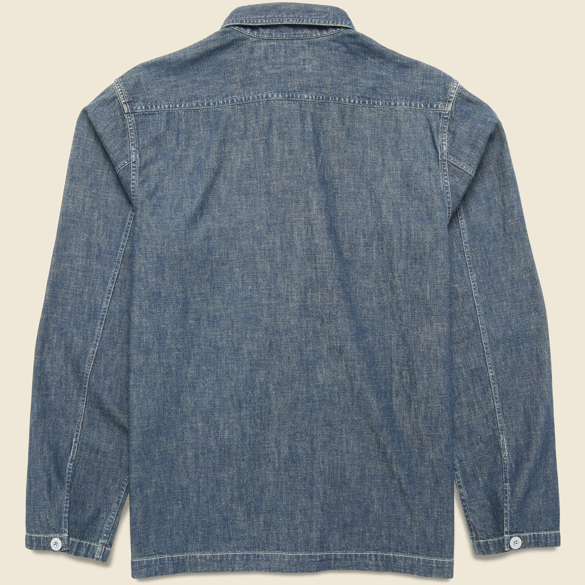 
                          Denim Montgomery Jacket - Indigo - RRL - STAG Provisions - Outerwear - Shirt Jacket
                        