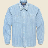 Cameron Workshirt - Striped - RRL - STAG Provisions - Tops - L/S Woven - Stripe