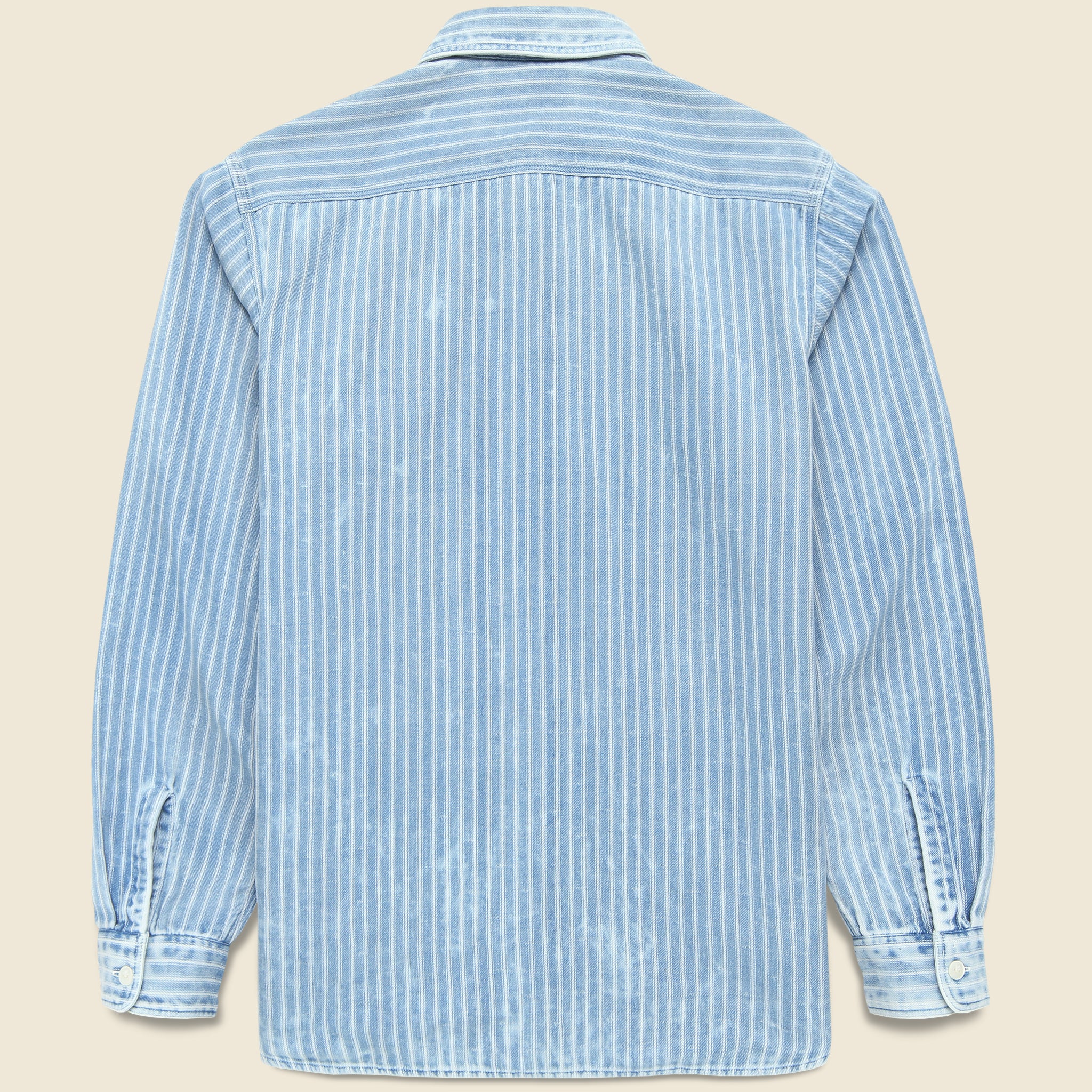 
                          Cameron Workshirt - Striped - RRL - STAG Provisions - Tops - L/S Woven - Stripe
                        