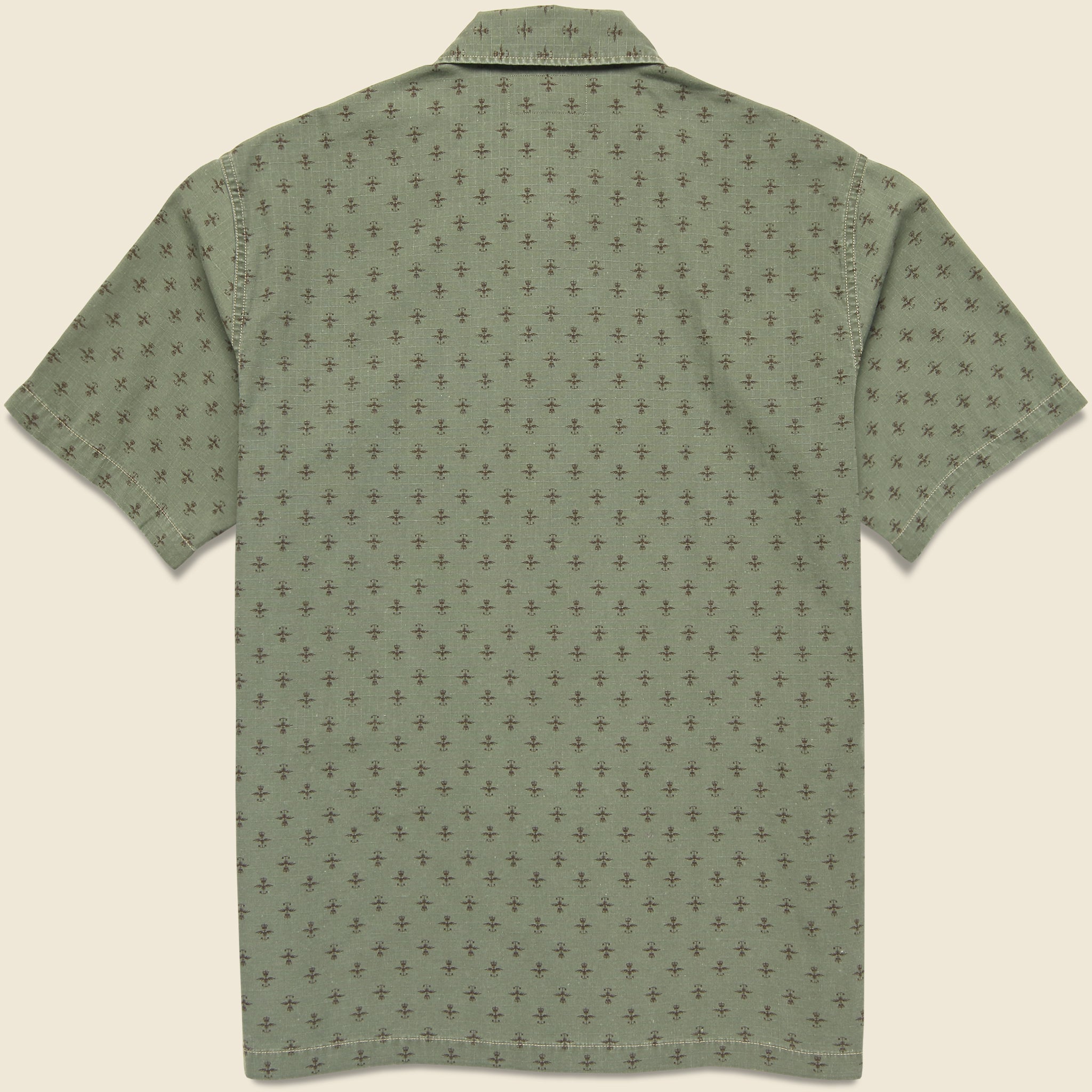 
                          Evanston Camp Shirt - Olive - RRL - STAG Provisions - Tops - S/S Woven - Other Pattern
                        