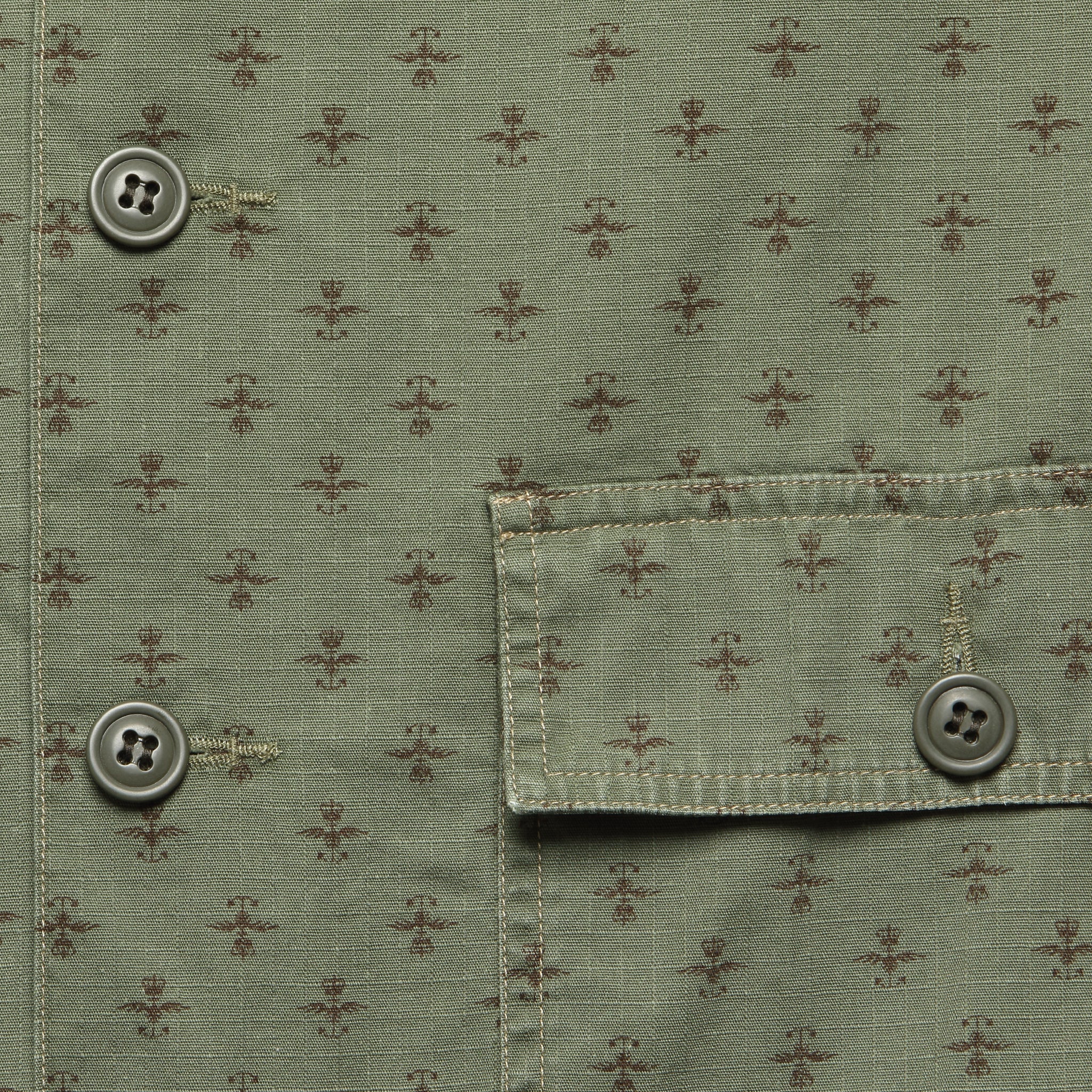 
                          Evanston Camp Shirt - Olive - RRL - STAG Provisions - Tops - S/S Woven - Other Pattern
                        