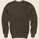 Waffle Knit Sweater - Olive - RRL - STAG Provisions - Tops - Sweater