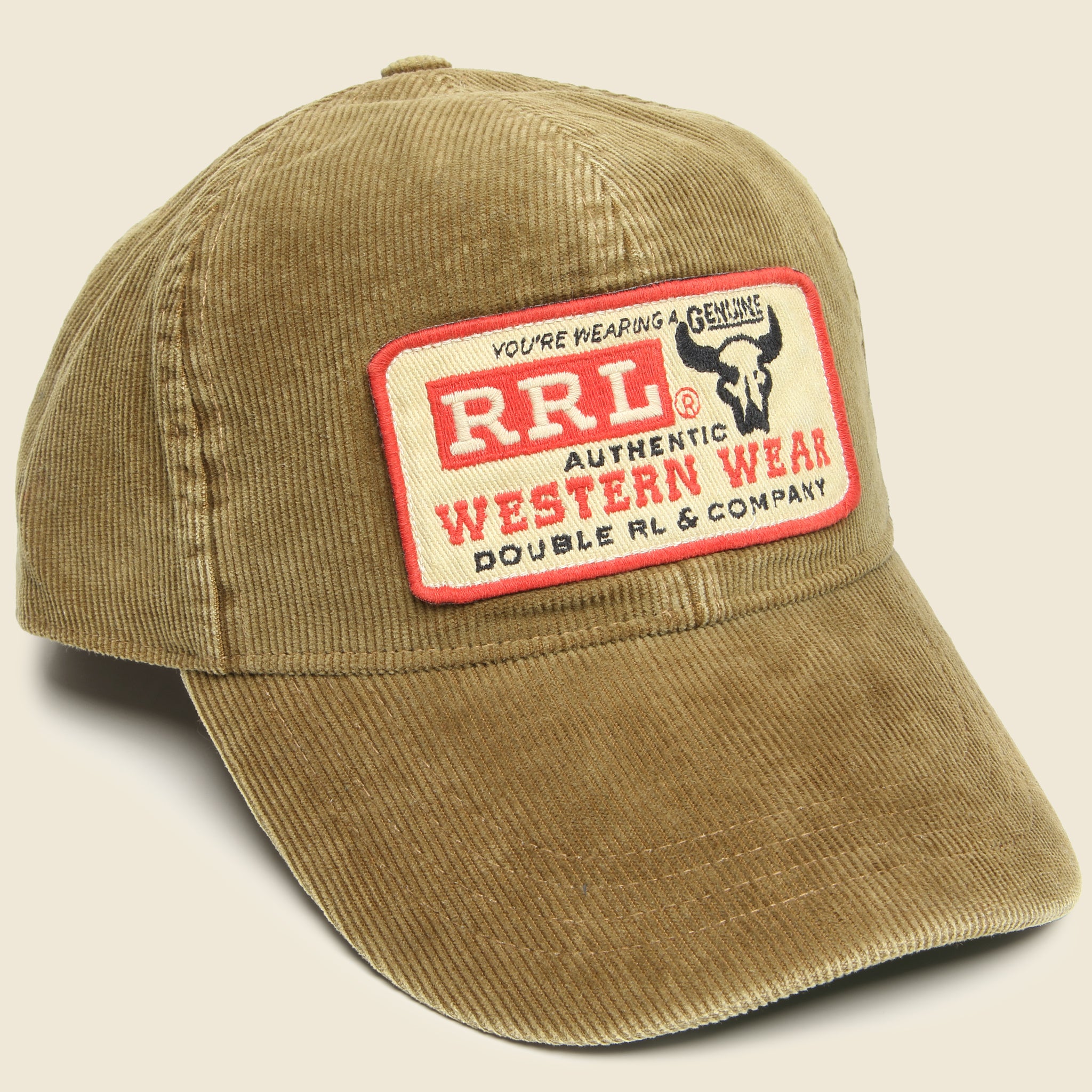 Corduroy Trucker Hat - Tan - RRL - STAG Provisions - Accessories - Hats