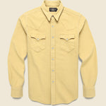 Chamois Western Shirt - Yellow - RRL - STAG Provisions - Tops - L/S Woven - Solid