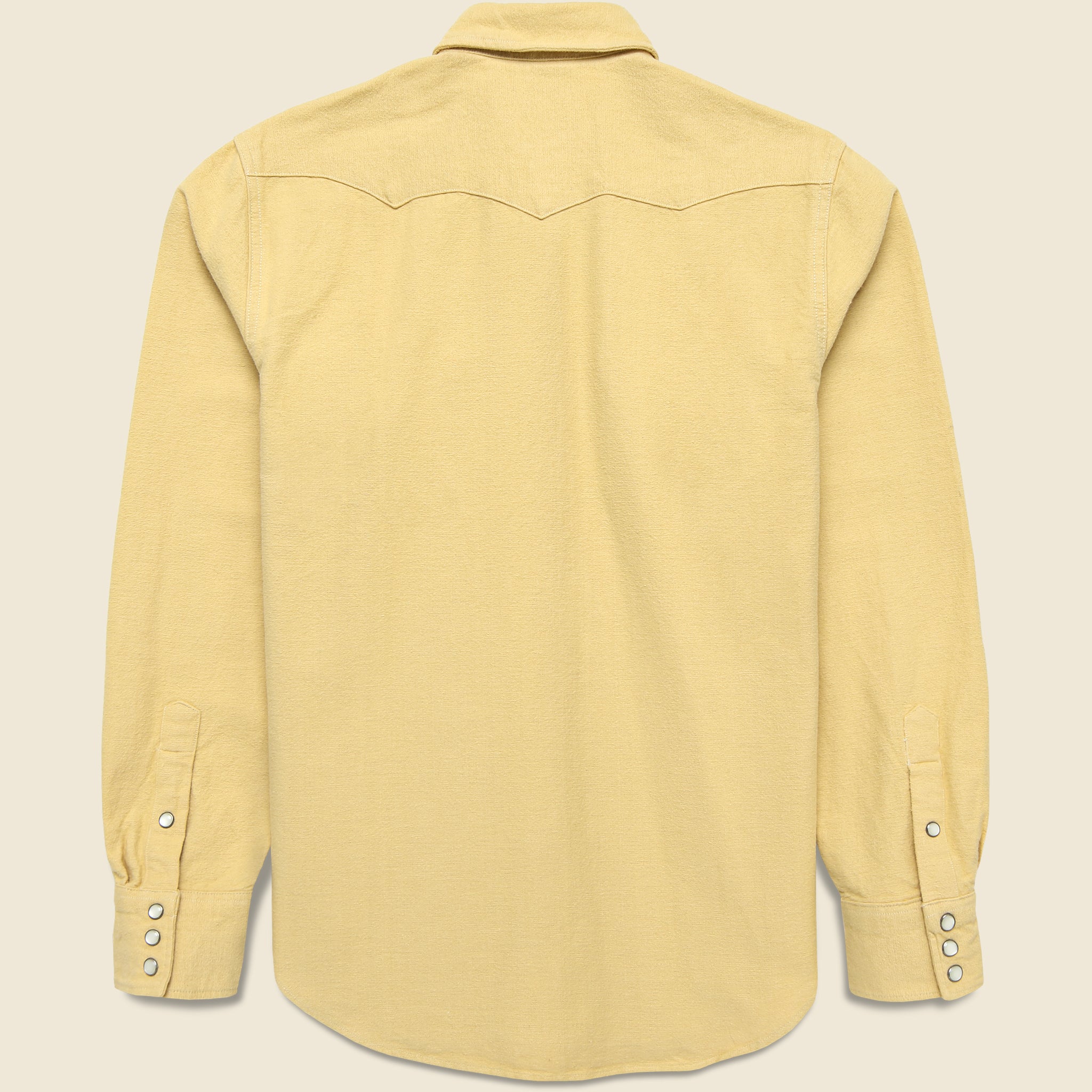 
                          Chamois Western Shirt - Yellow - RRL - STAG Provisions - Tops - L/S Woven - Solid
                        