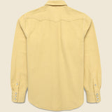 Chamois Western Shirt - Yellow - RRL - STAG Provisions - Tops - L/S Woven - Solid