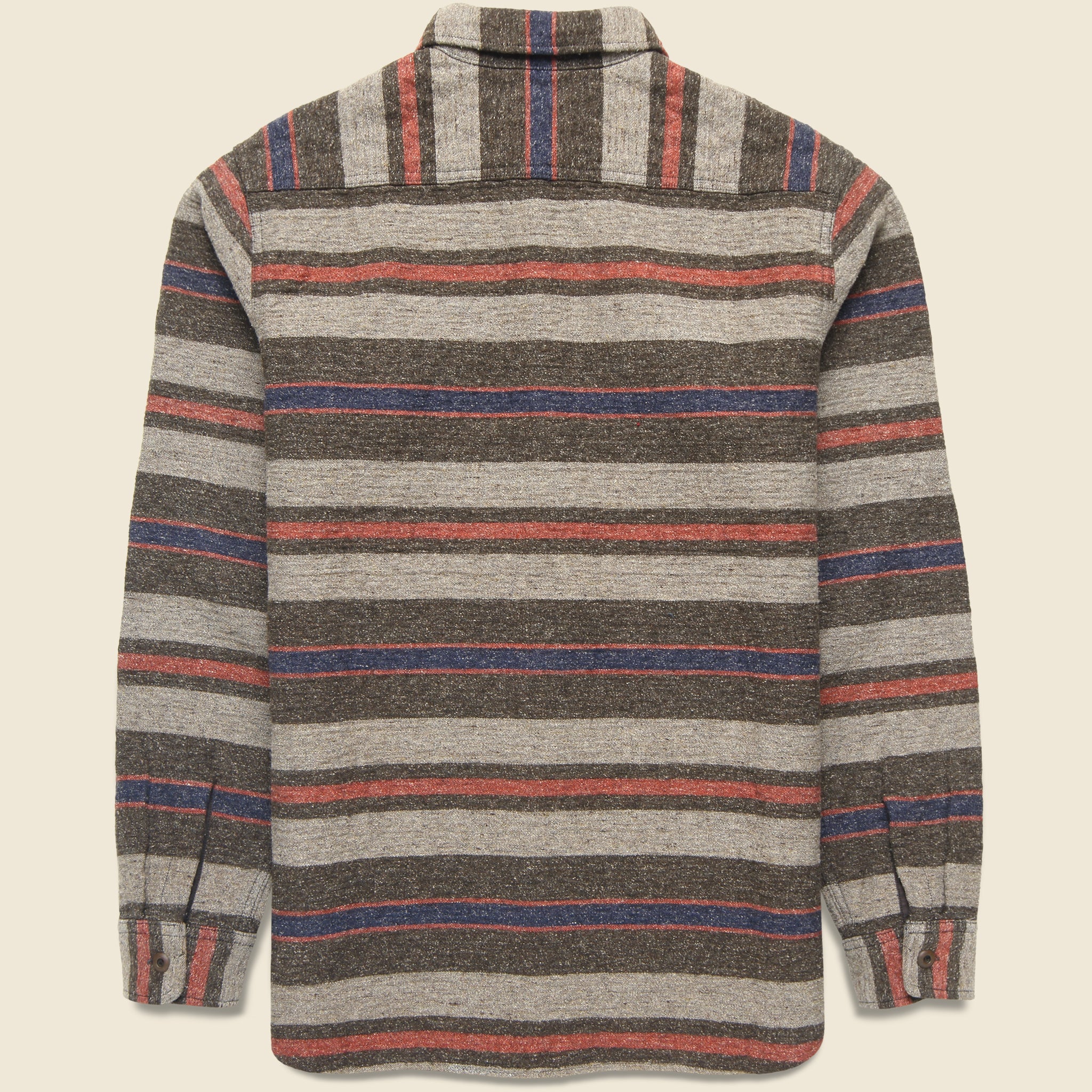 
                          Preston Blanket Workshirt - Brown - RRL - STAG Provisions - Tops - L/S Woven - Stripe
                        