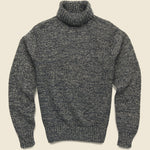 Marled Turtleneck Sweater - Black - RRL - STAG Provisions - Tops - Sweater