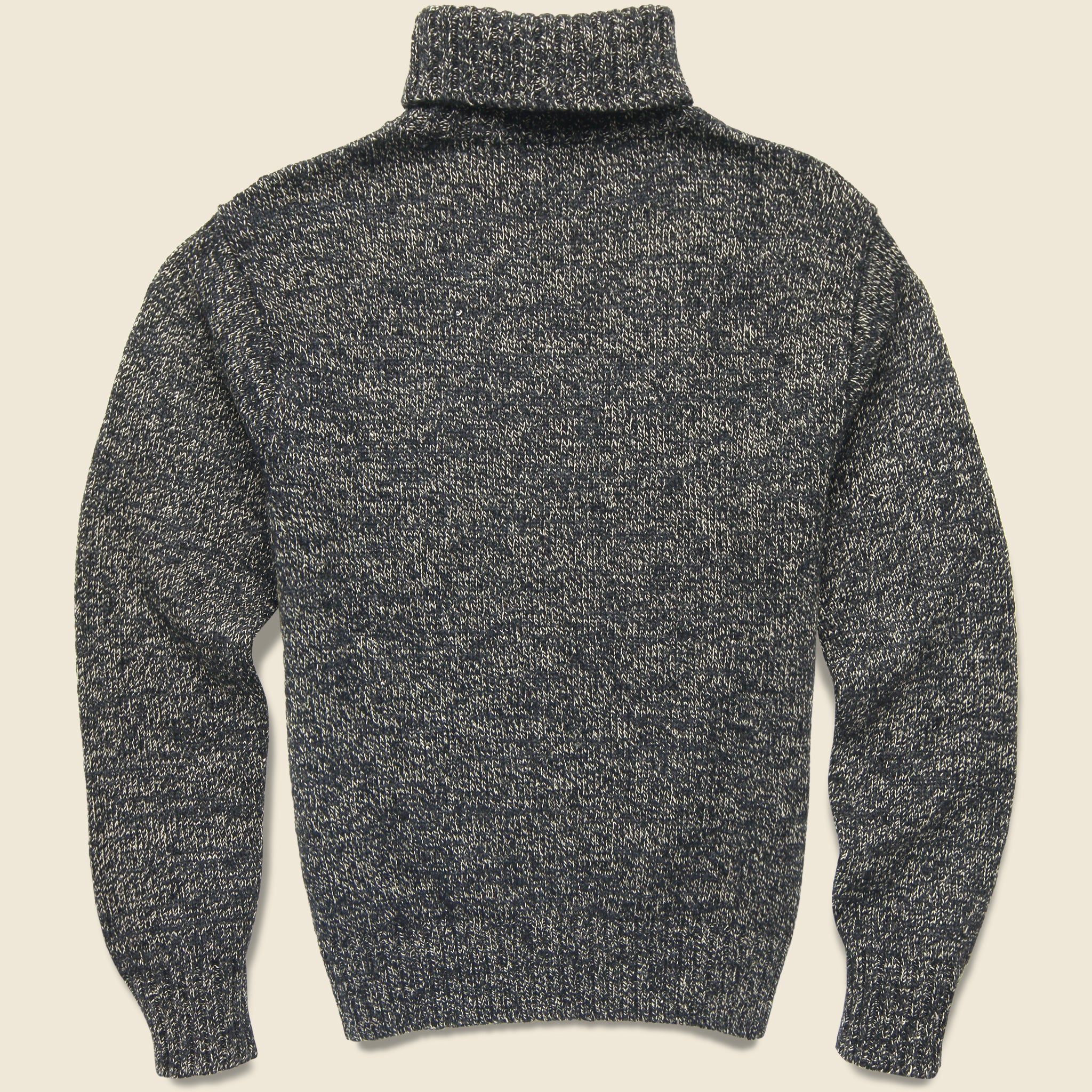 
                          Marled Turtleneck Sweater - Black - RRL - STAG Provisions - Tops - Sweater
                        