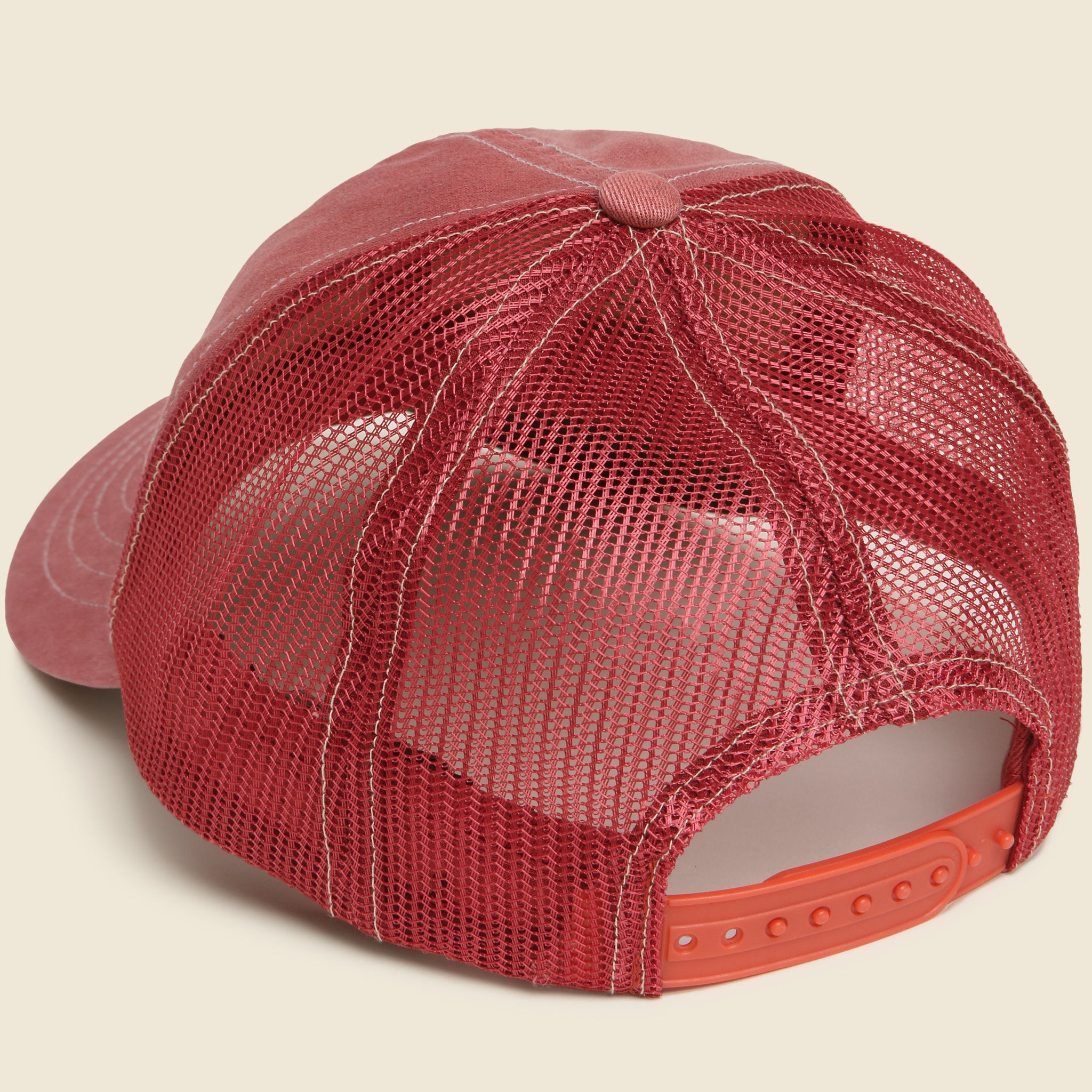 Logo Trucker Hat - Red - RRL - STAG Provisions - Accessories - Hats