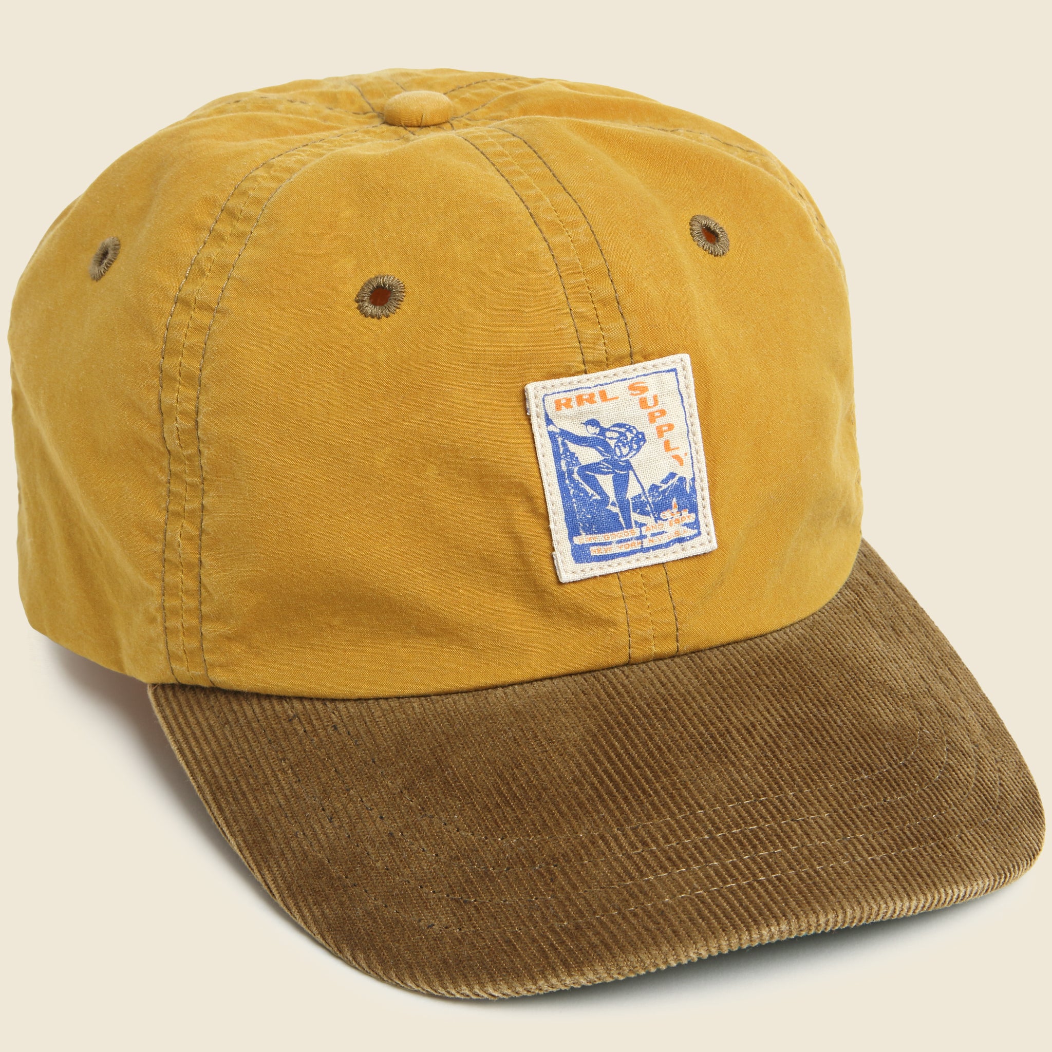 Oil Cloth Sportsman Hat - Mustard - RRL - STAG Provisions - Accessories - Hats
