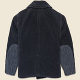 Corduroy Port Peacoat - Navy - RRL - STAG Provisions - Outerwear - Coat / Jacket