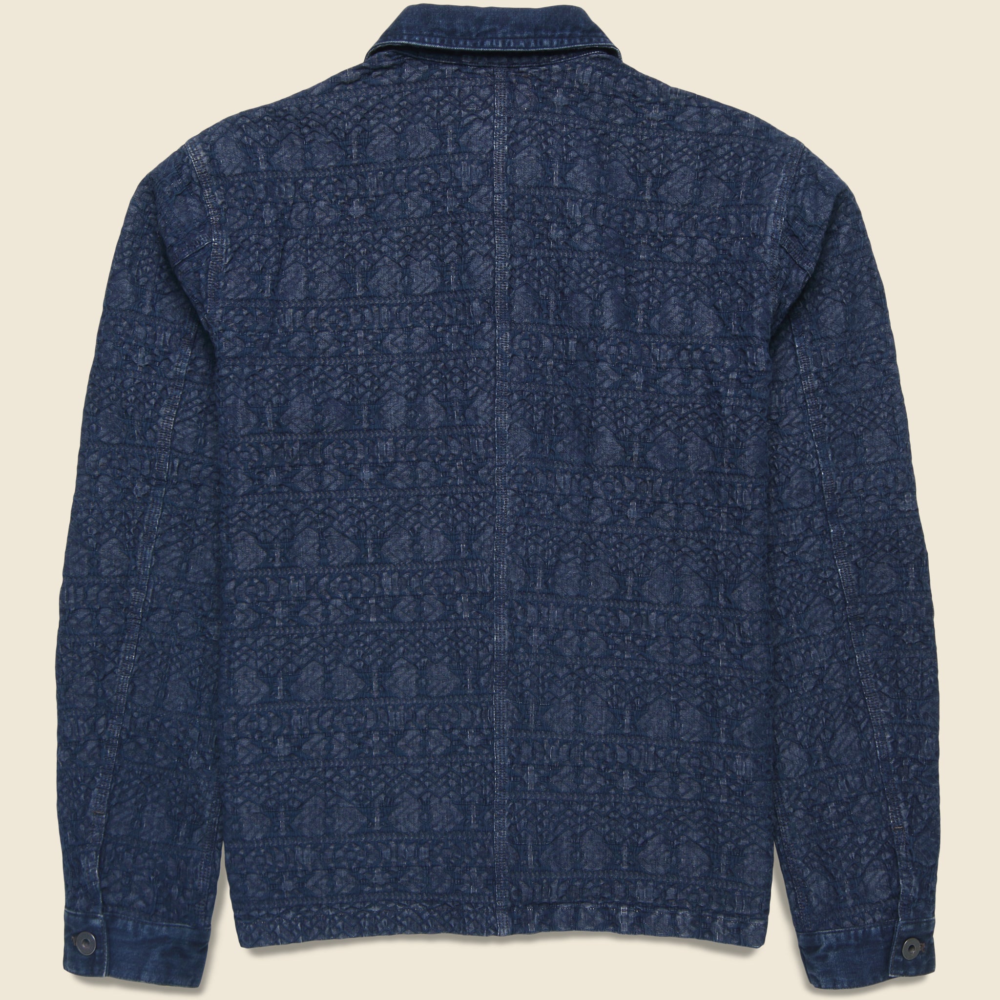 
                          Jacquard Deck Overshirt - Indigo - RRL - STAG Provisions - Outerwear - Coat / Jacket
                        