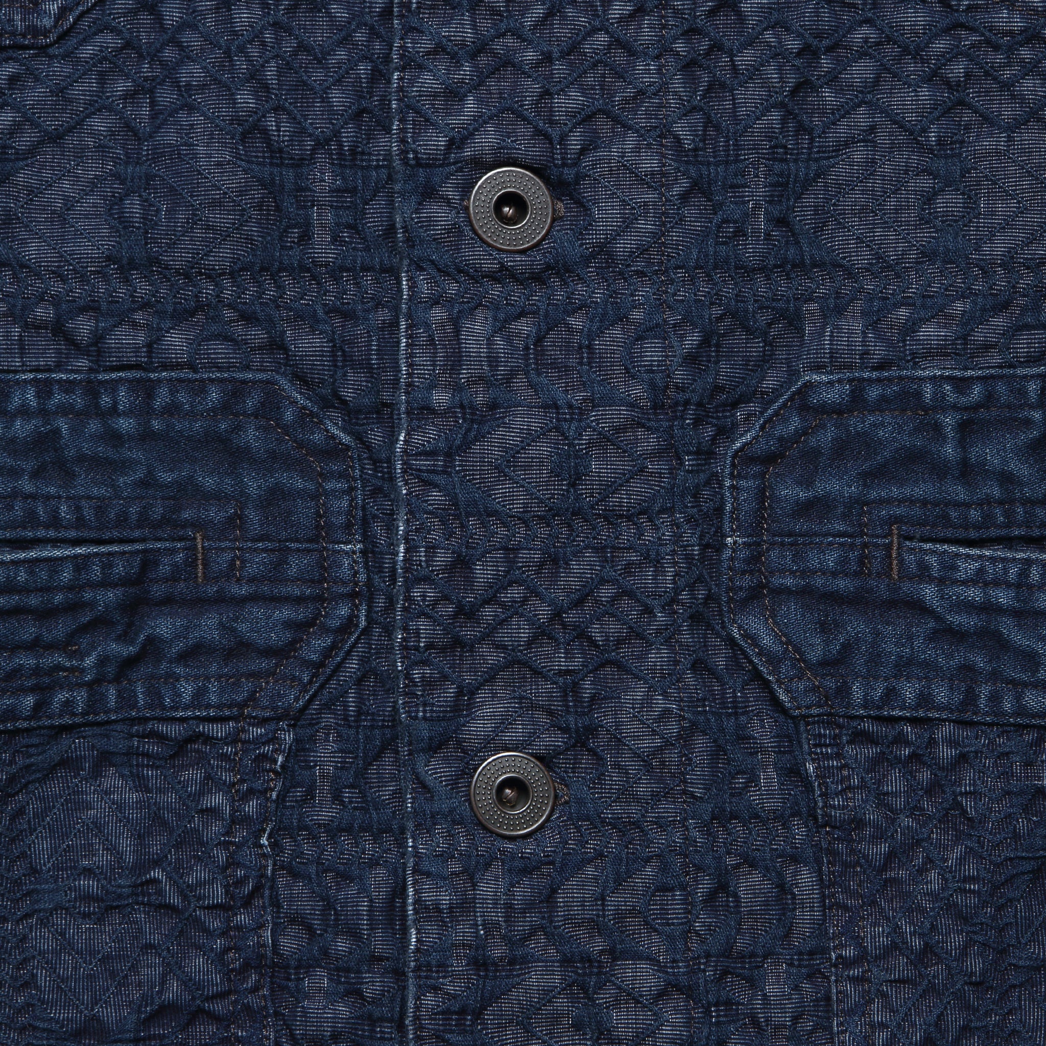 Jacquard Deck Overshirt - Indigo - RRL - STAG Provisions - Outerwear - Coat / Jacket
