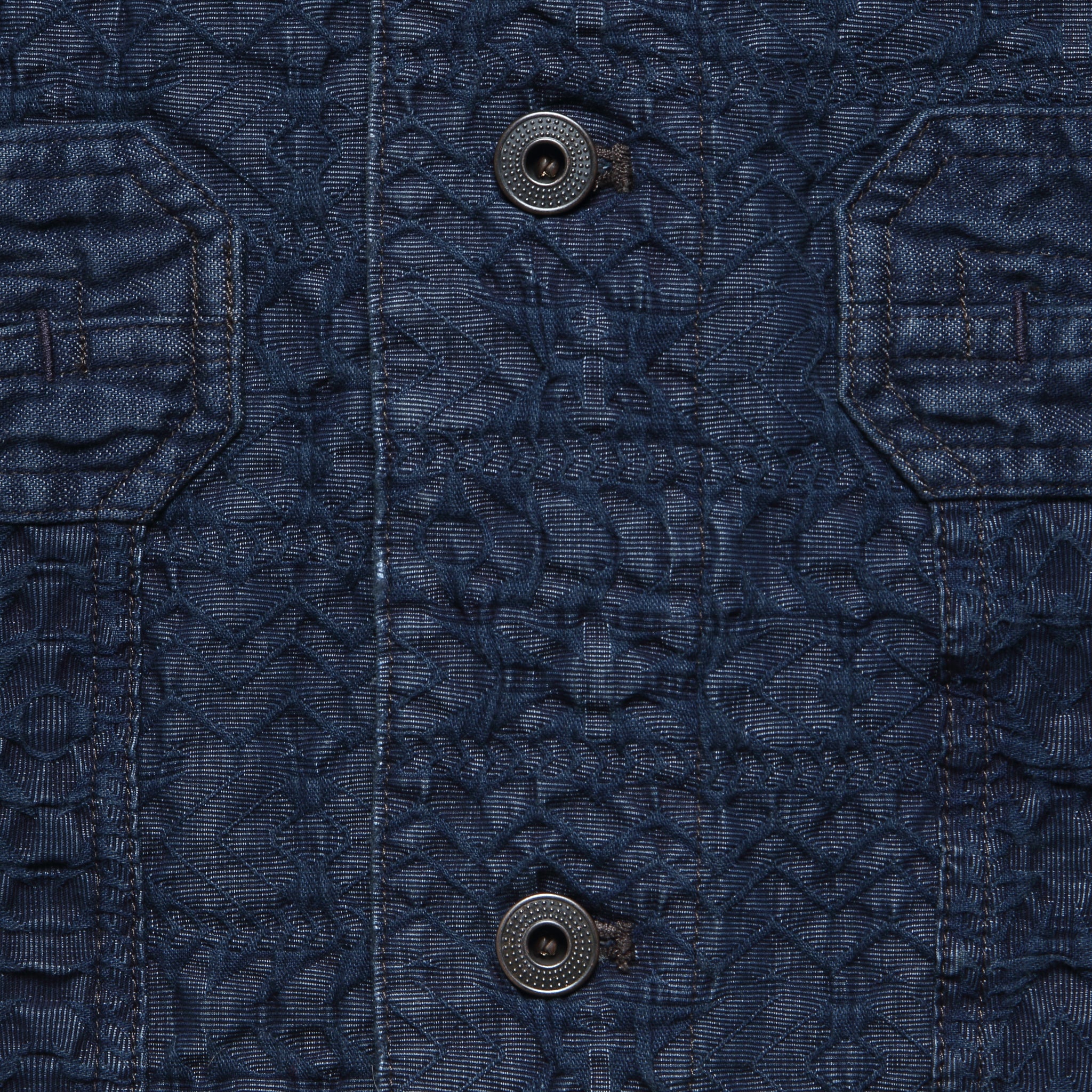 
                          Jacquard Deck Overshirt - Indigo
                        