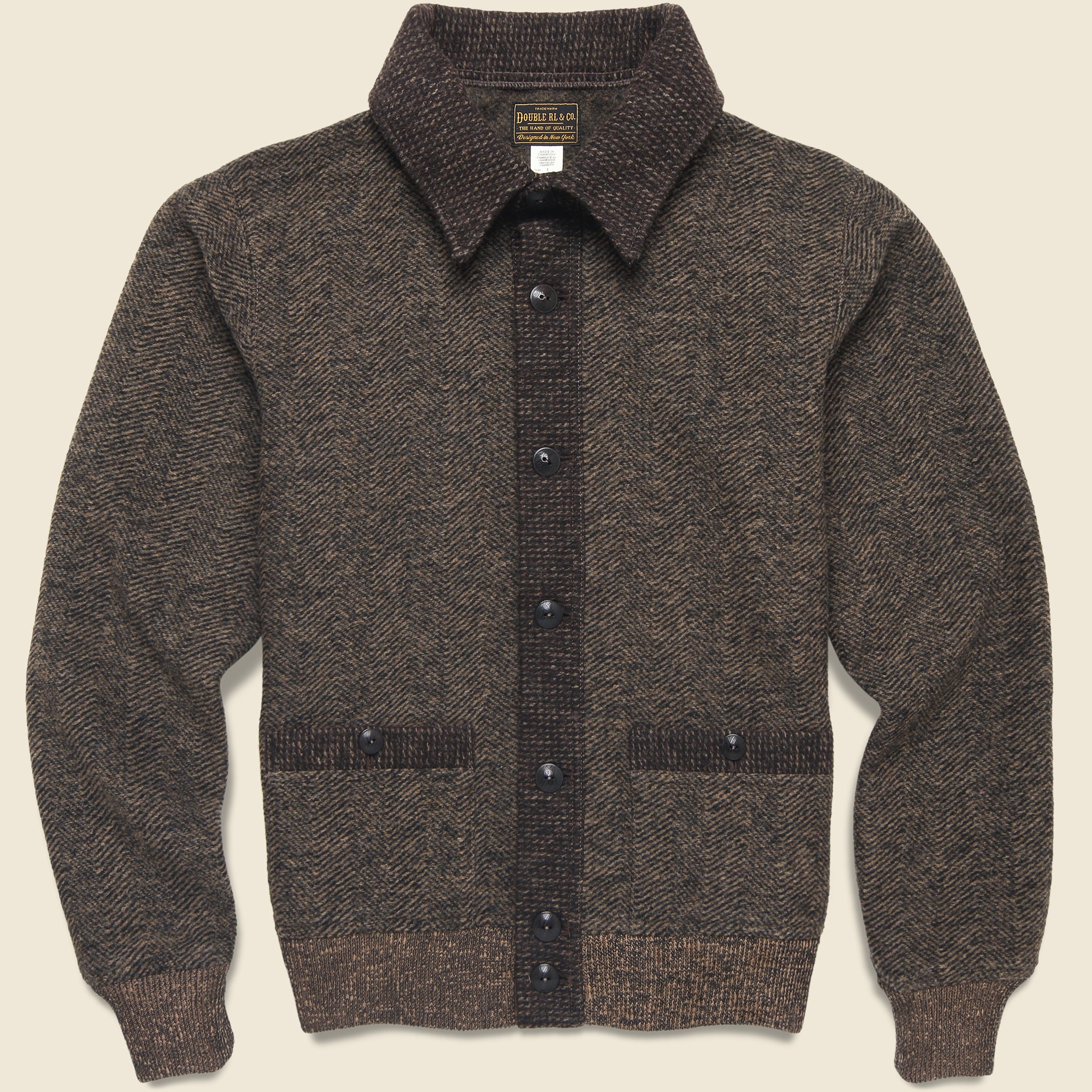 Jacquard Angus Cardigan - Brown - RRL - STAG Provisions - Outerwear - Coat / Jacket