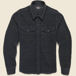 Jacquard Julius Shirt Jacket - Black - RRL - STAG Provisions - Outerwear - Shirt Jacket