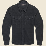 Jacquard Julius Shirt Jacket - Black - RRL - STAG Provisions - Outerwear - Shirt Jacket